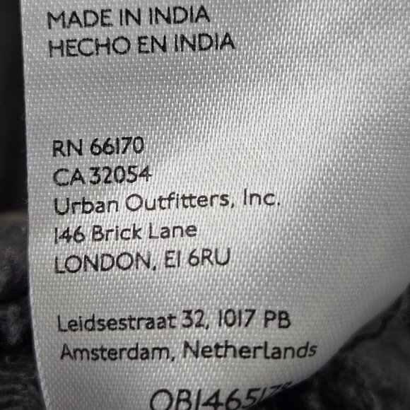 Pilcro Belted Vest Small Gray Sleeveless Belted Snap Up Utility Grunge Goblin - Picture 15 of 15